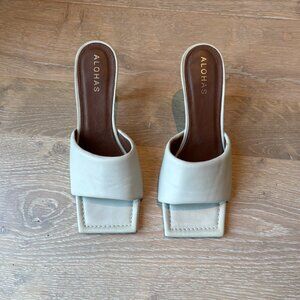 Alohas Puffy Mule Heels
